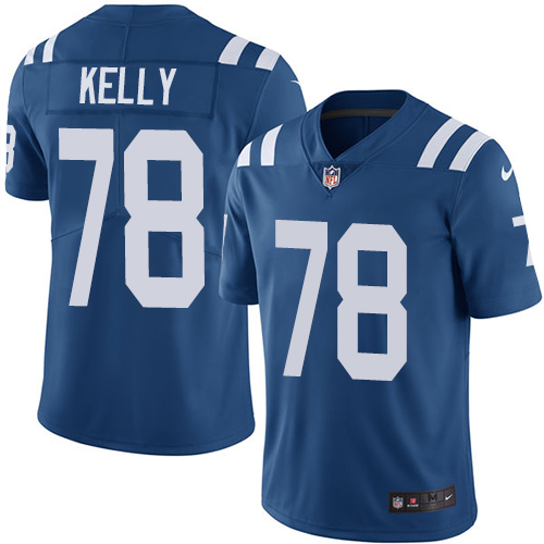 2019 men Indianapolis Colts #78 Kellly blue Nike Vapor Untouchable Limited NFL Jersey